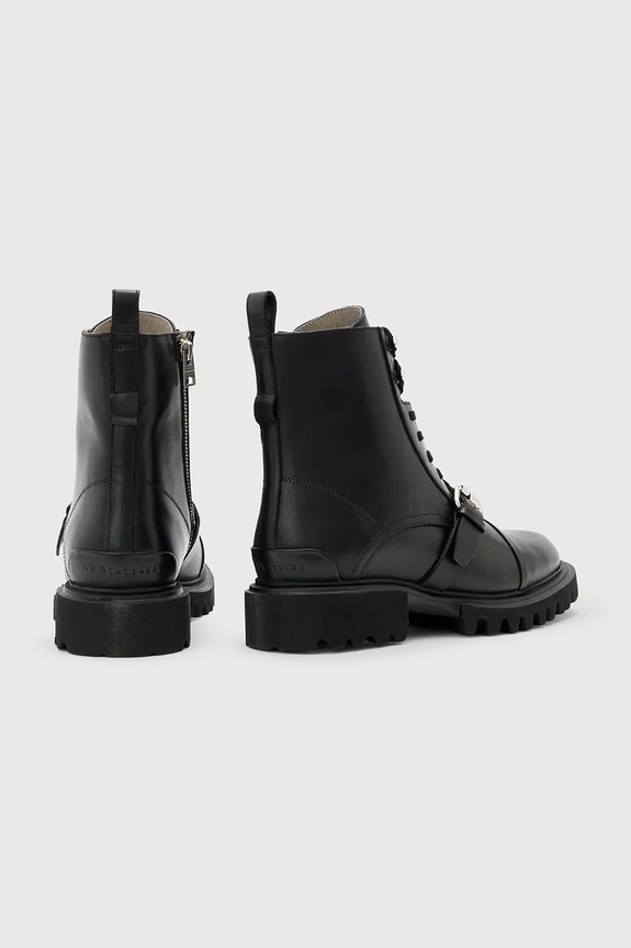 Παπούτσια Δερμάτινα workers AllSaints TORI BOOT W119FB.BLK μαύρο