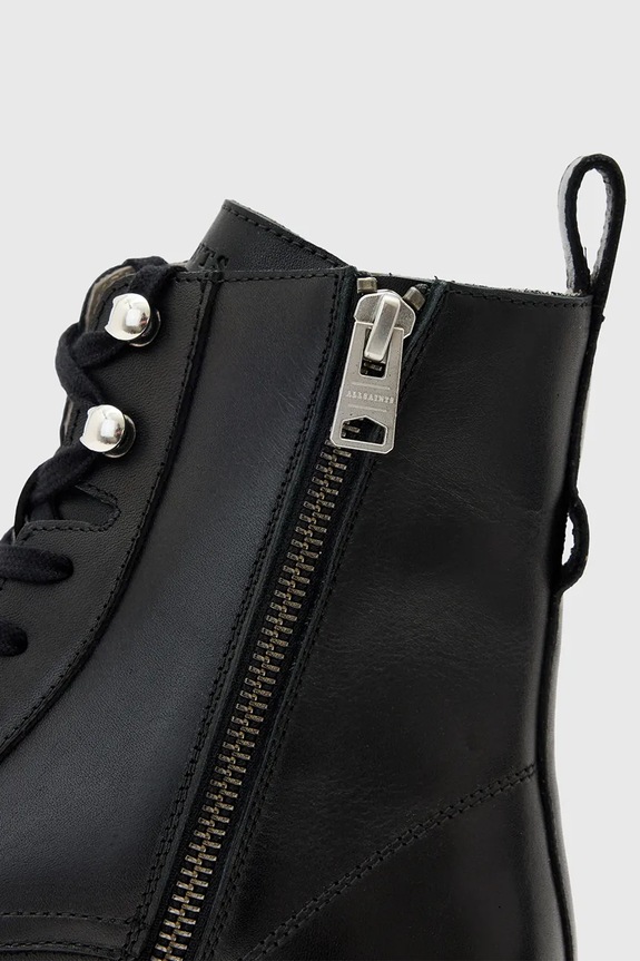 Δερμάτινα workers AllSaints TORI BOOT μαύρο W119FB.BLK