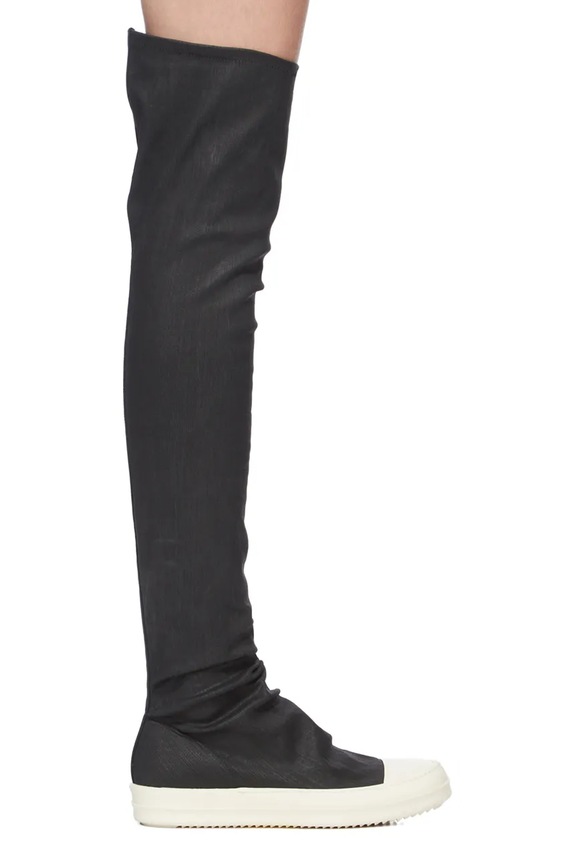Rick Owens DRKSHDW boots High Sock Sneaks synthetic black DS02E7812.SBW