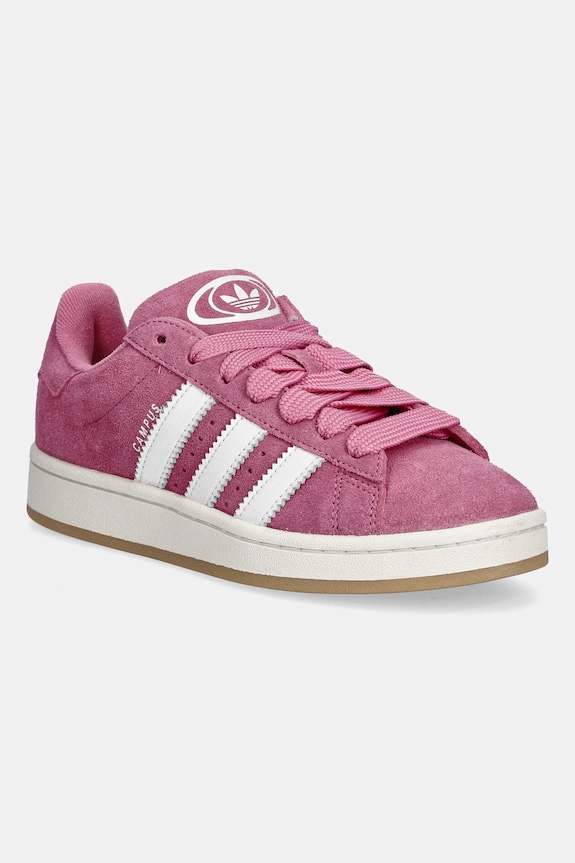 Tenisice od brušene kože adidas Originals Campus 00s zrnata koža roza JQ8290