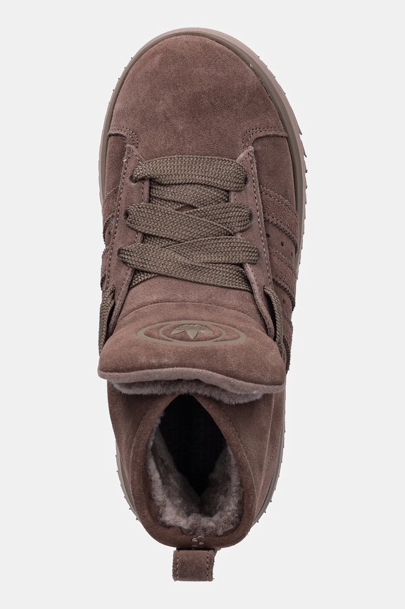 Замшеві кросівки adidas Originals Campus 00s WTR MD коричневий JR3736