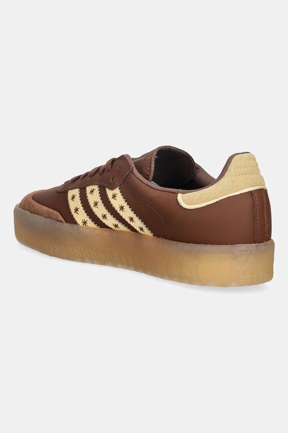 Obuwie adidas Originals sneakersy skórzane Sambae W JS3958 brązowy