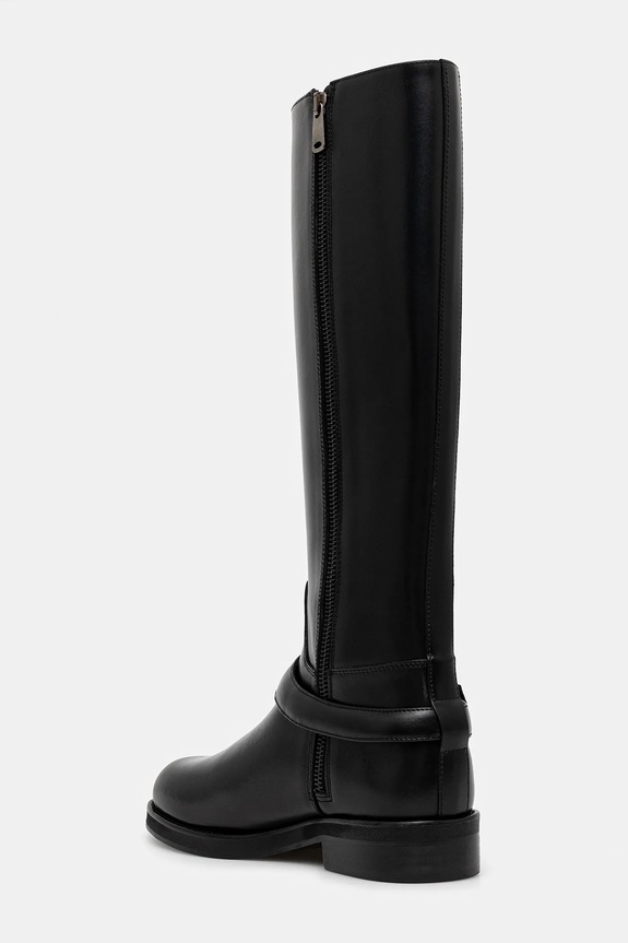 Scarpe Coperni stivali in pelle Belt Cavalier COPSH85F6058 nero