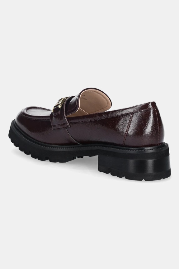 Obuv Mokasíny Twinset 252TGT080.04218 burgundské