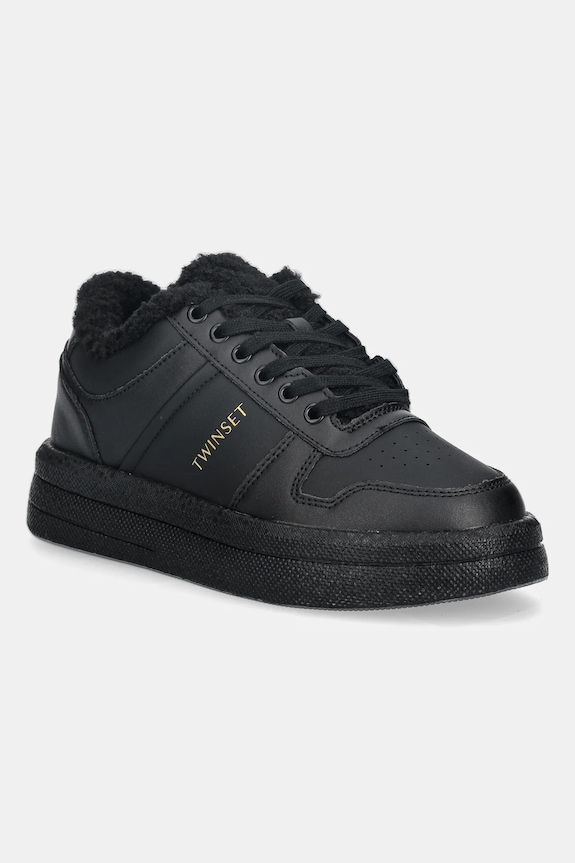 Tenisky Twinset textilný čierna 252TGT01A.00006