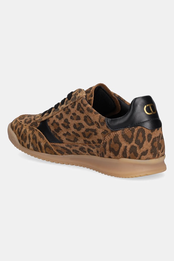 Scarpe Twinset sneakers in camoscio 252TGT020.12618 beige