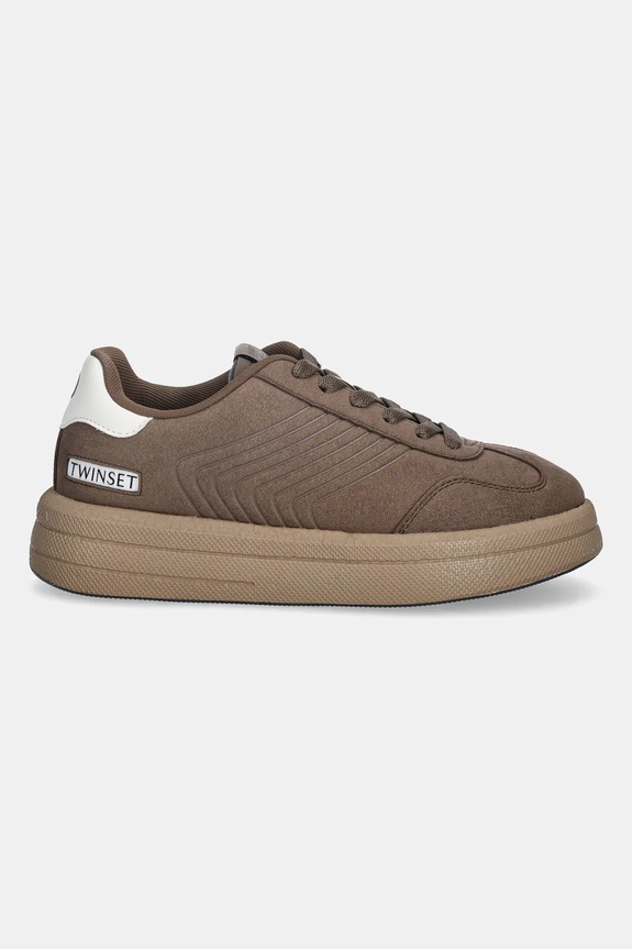 Twinset sneakersy 252TGT01E.12538 brązowy AW25