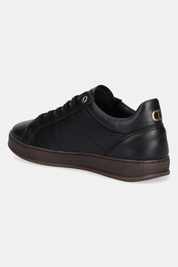 Scarpe Twinset sneakers in pelle 252TGT024.00006 nero