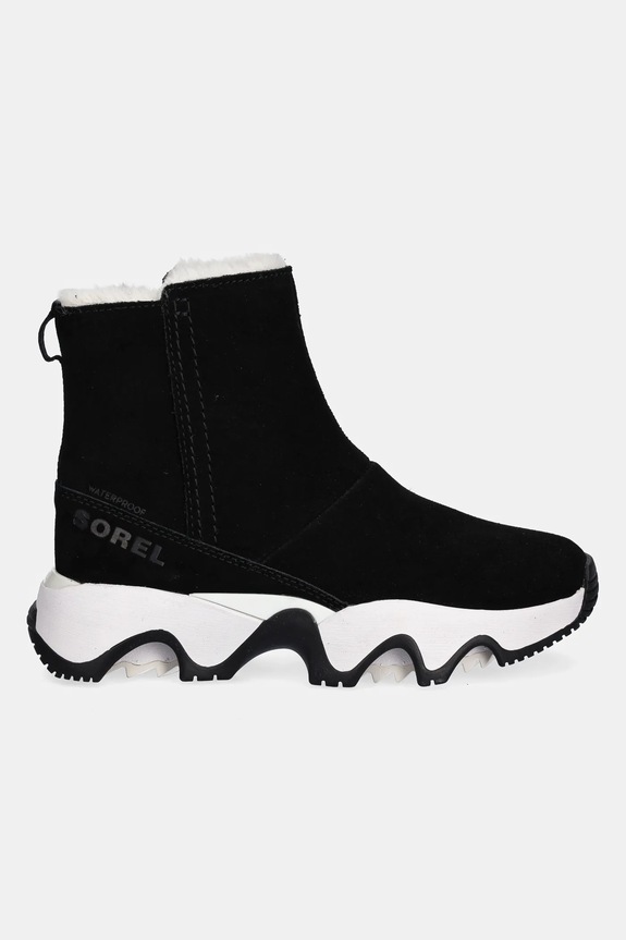 Semišové snehule Sorel KINETIC IMPACT SHORT BOOT 2111921010 čierna AW25
