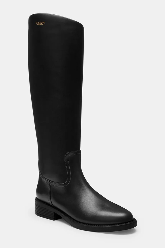 Coach leather boots Park Tall CCH75.BLK black AW25