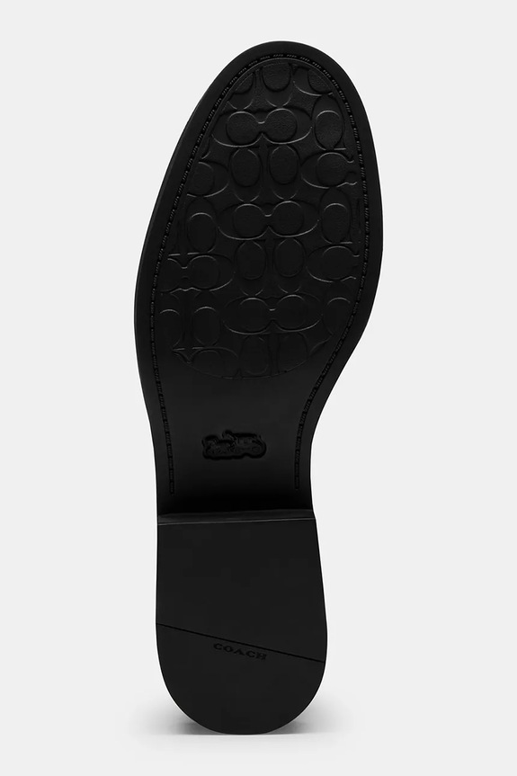 Coach leather boots Park Tall CCH75.BLK