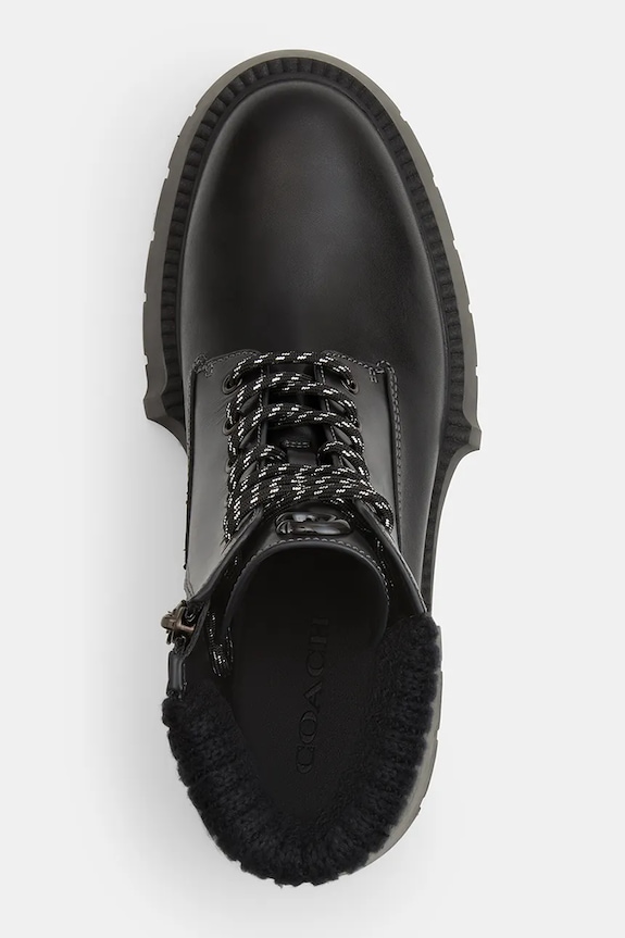 Шкіряні черевики Coach Leah Platform CCH88.BLK чорний