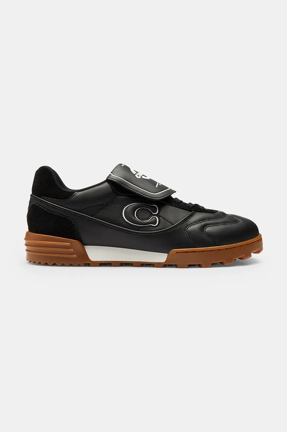 Coach sneakersy skórzane Coach Match niska czarny CCI42.BLK