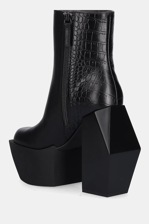 Obuwie United Nude botki skórzane Stage Boot 1075384927 czarny