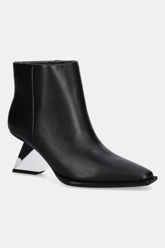 Kožené členkové topánky United Nude Rockit Pull On Bootie usňová koža čierna 109470116