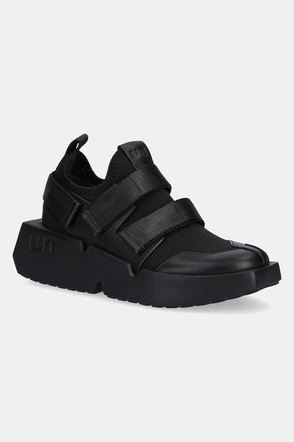 Sneakers United Nude Mega Run υφασμάτινο μαύρο 109700116