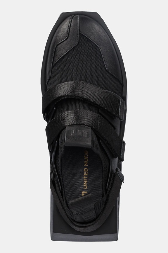 Sneakers United Nude Mega Run μαύρο 109700116