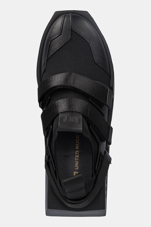 Sneakers United Nude Mega Run μαύρο 109700116