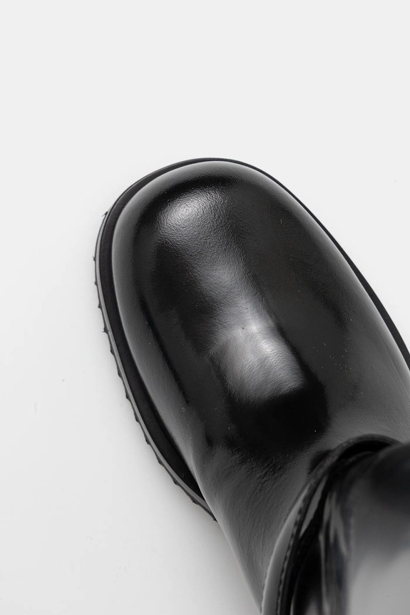 Pollini cizme de piele PA26154G0NPC0000 negru