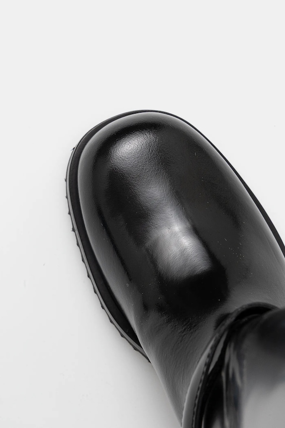 Pollini cizme de piele PA26154G0NPC0000 negru
