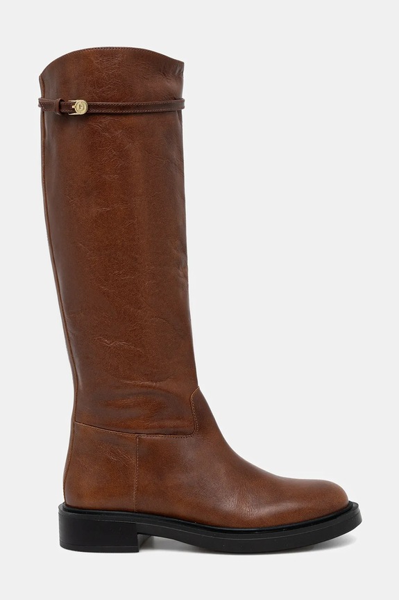 Pollini kozaki SA26083G0NTK0217 brązowy AW25