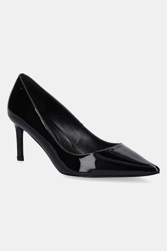 Kožne štikle BOSS Gracey 5-8 cm crna 50552759.001