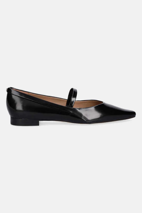 Kožne balerinke BOSS Charlize 50553005.001 crna AW25