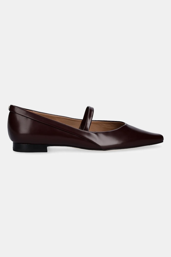 BOSS ballerine in pelle 50553005 50553005.557 granata AW25
