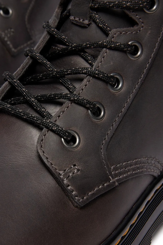 Kožené členkové topánky Dr. Martens Combs DM40603020 sivá