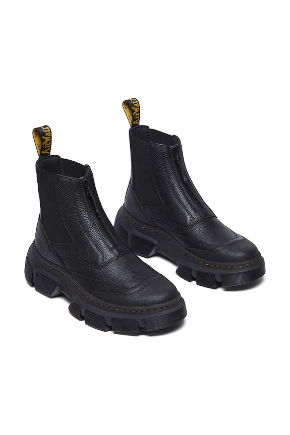 Dr. Martens bőr bokacsizma DMXL Zip Chelsea DM41070001 fekete SS26