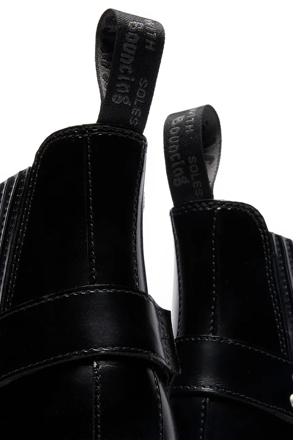 Кожаные полусапоги Dr. Martens 2976 Harness Chelsea чёрный DM41387001