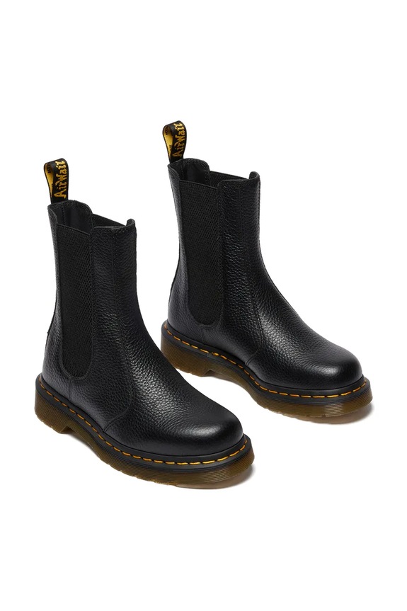 Kožené topánky chelsea Dr. Martens 2976 Hi Chelsea Boot DM41404001 čierna AW25