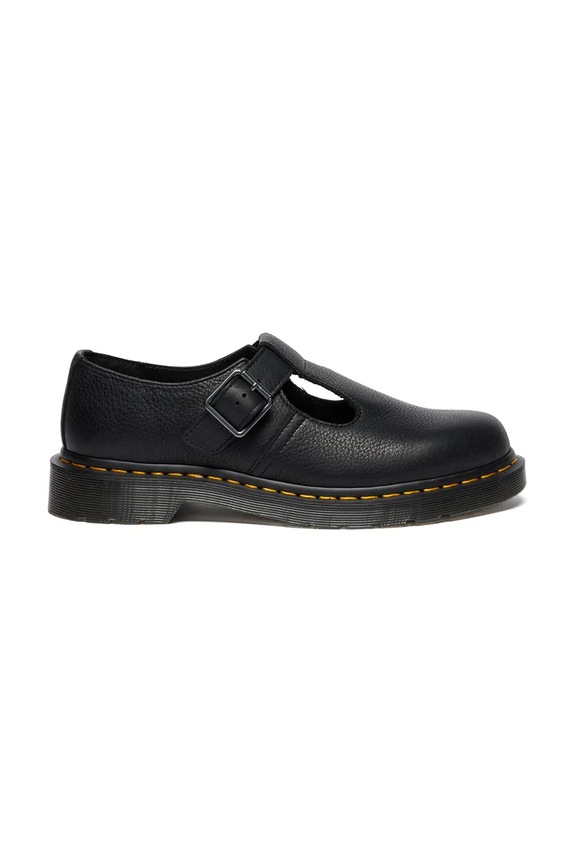 Шкіряні туфлі Dr. Martens Polley віденський чорний DM41408001