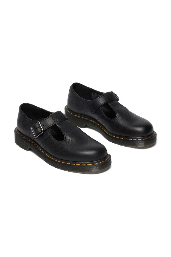 Шкіряні туфлі Dr. Martens Polley DM41408001 чорний AW25