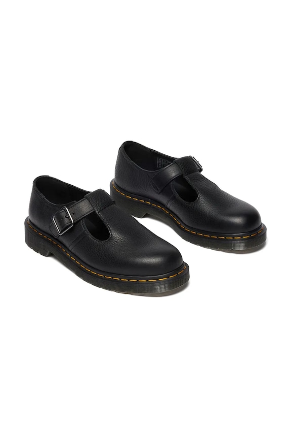 Шкіряні туфлі Dr. Martens Polley DM41408001 чорний AW25