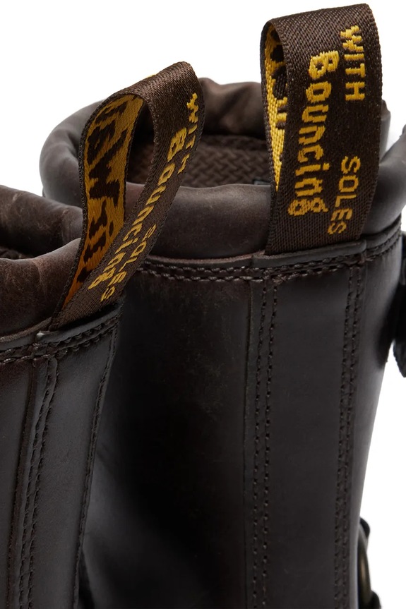 Dr. Martens botki skórzane Anistone Harness brązowy DM41870200