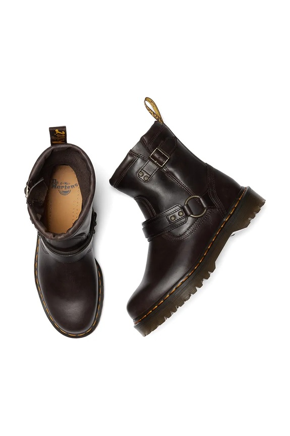Dr. Martens botki skórzane Anistone Harness DM41870200