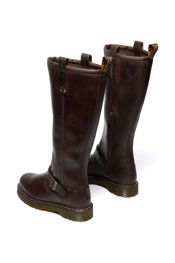 Obuwie Dr. Martens kozaki Anistone DM41871200 brązowy