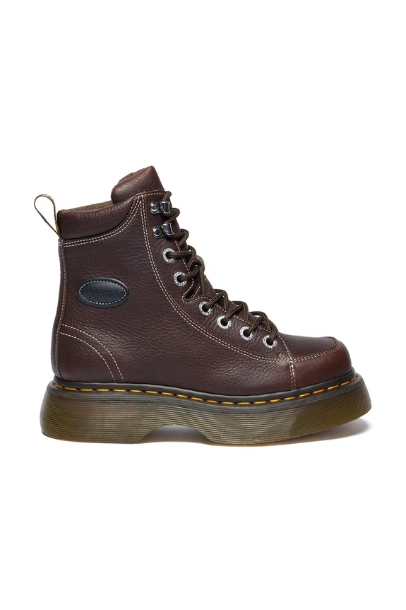Dr. Martens stivaletti alla caviglia in pelle Buzz 8i non isolato marrone DM42033200