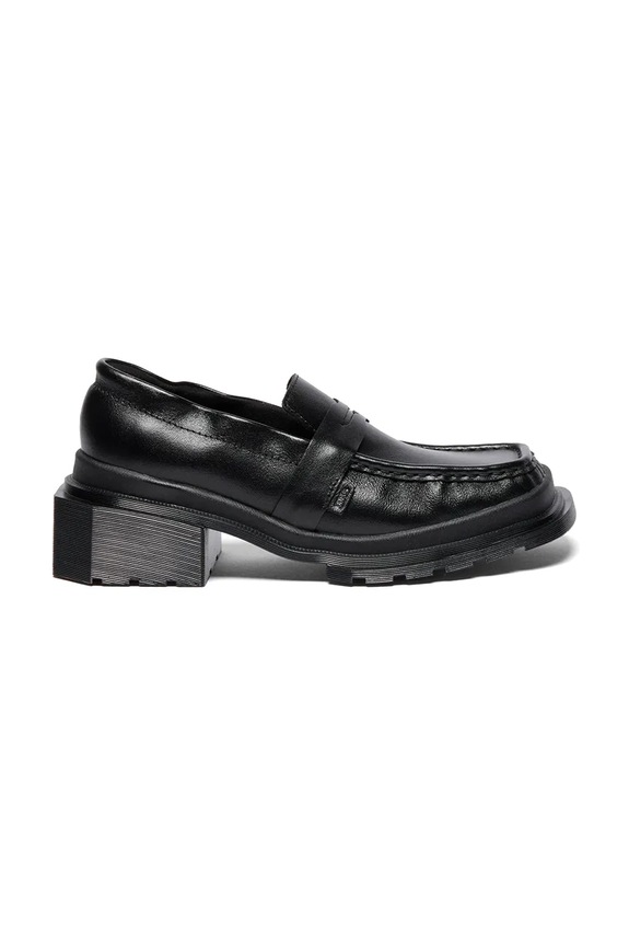 Шкіряні мокасини Dr. Martens Maybole Loafer платформа чорний DM42063001