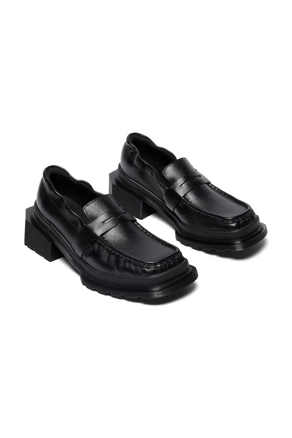 Шкіряні мокасини Dr. Martens Maybole Loafer DM42063001 чорний AW25