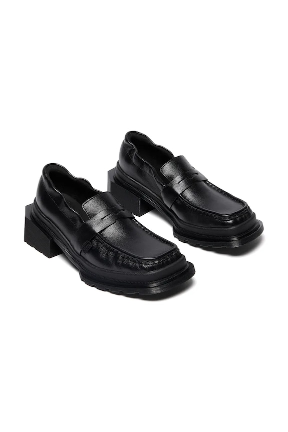 Шкіряні мокасини Dr. Martens Maybole Loafer DM42063001 чорний AW25