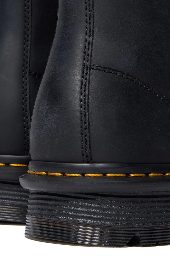 Dr. Martens bőr csizma ZebZag Laceless fekete DM42653001