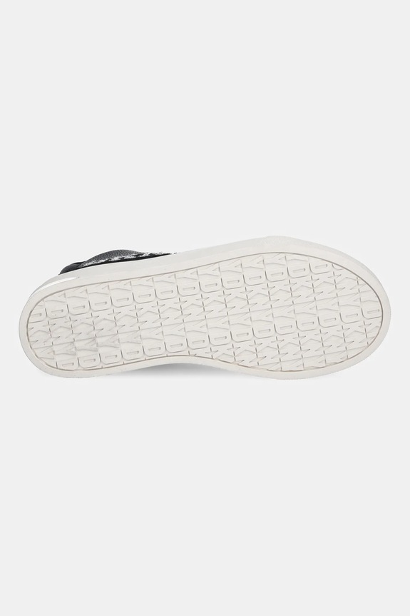 Dkny trampki skórzane Yaser Star K4597935.BLK czarny
