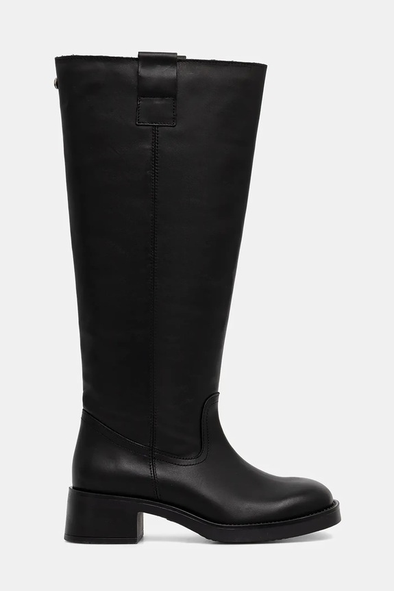 Kožené čižmy Steve Madden Banner 11003092.017 čierna AW25