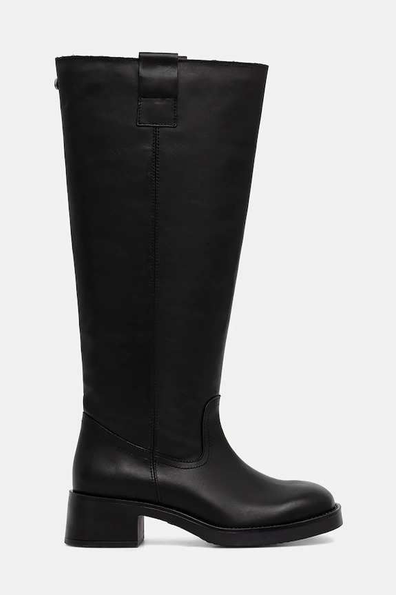 Kožené čižmy Steve Madden Banner 11003092.017 čierna AW25
