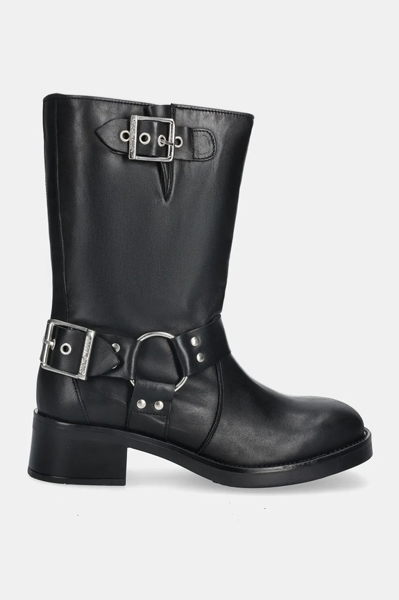 Kožené členkové topánky Steve Madden Blessing 11003172.017 čierna AW25