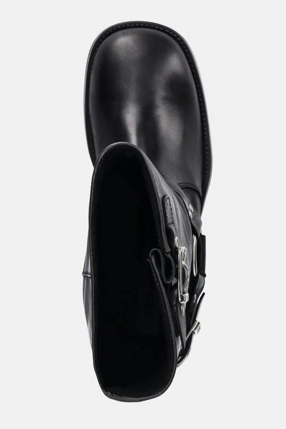 Kožené členkové topánky Steve Madden Blessing čierna 11003172.017