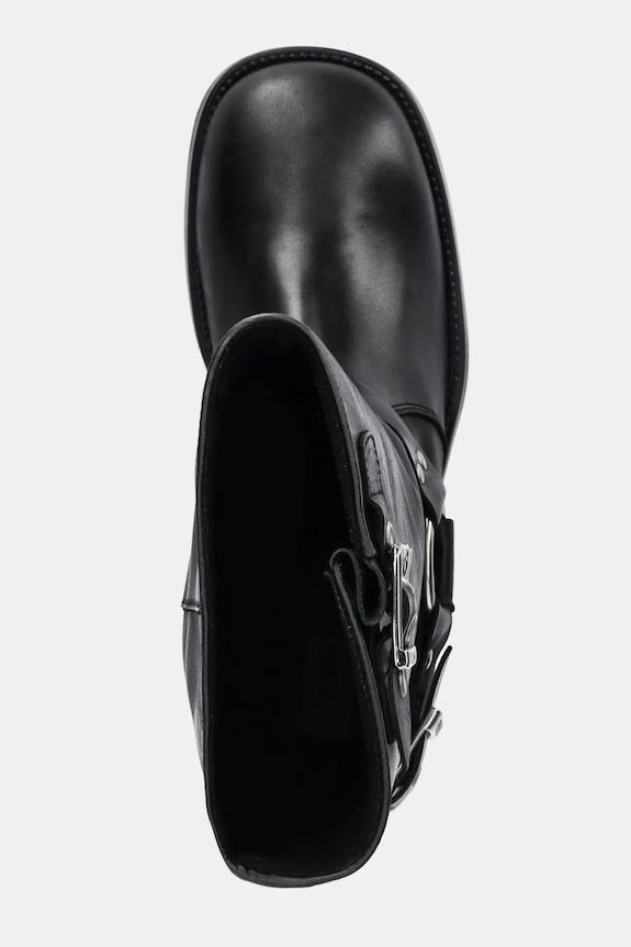 Kožené členkové topánky Steve Madden Blessing čierna 11003172.017