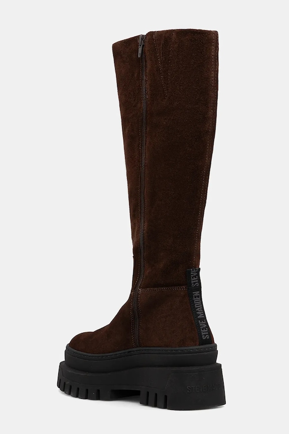 Încălțăminte Steve Madden cizme din piele întoarsă Chipp 11004664.983 maro